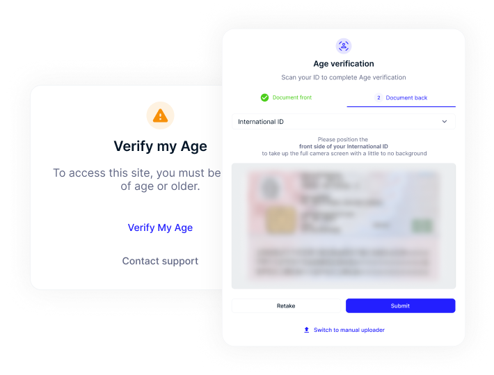 Age verification coming soon