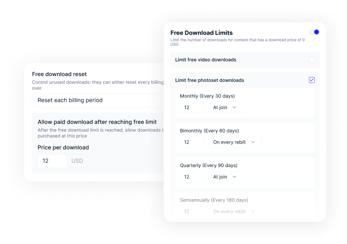 Free Download Limits